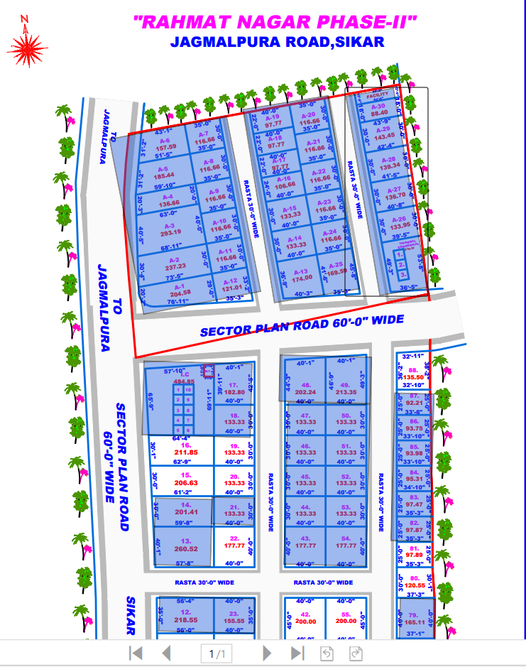 Plot for sale in Jamalpur, Sikar – photo 1